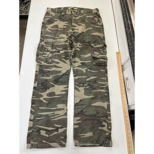 Wrangler Jeans Co Cargo Pants Camouflage Pattern Men's Size 34x30